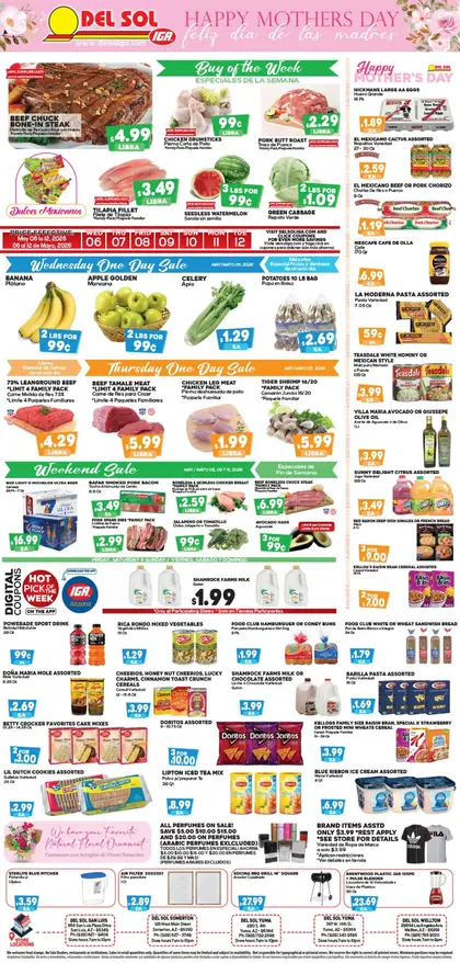 Del Sol IGA Indexed Flyer