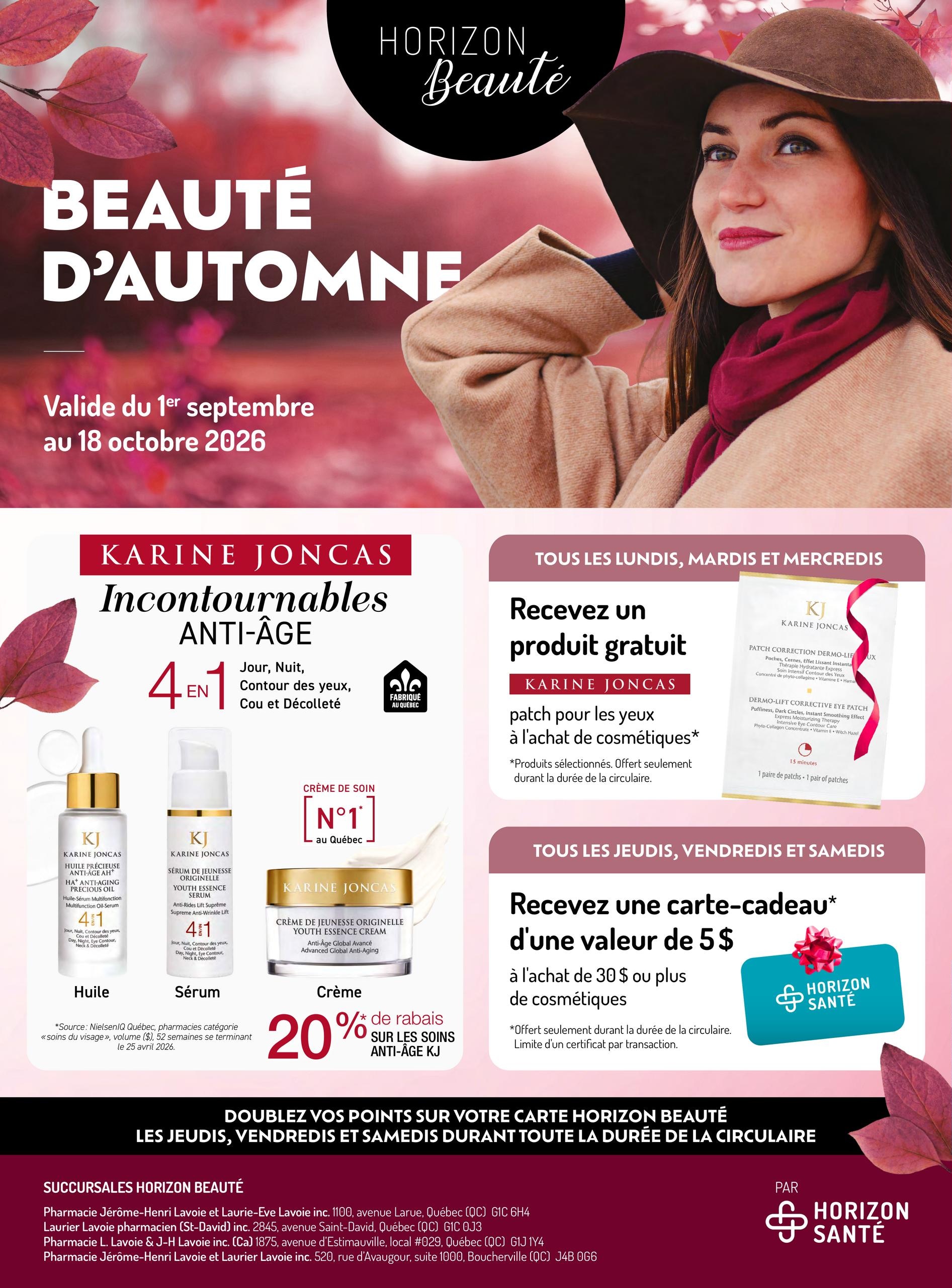Horizon Santé flyer page 1