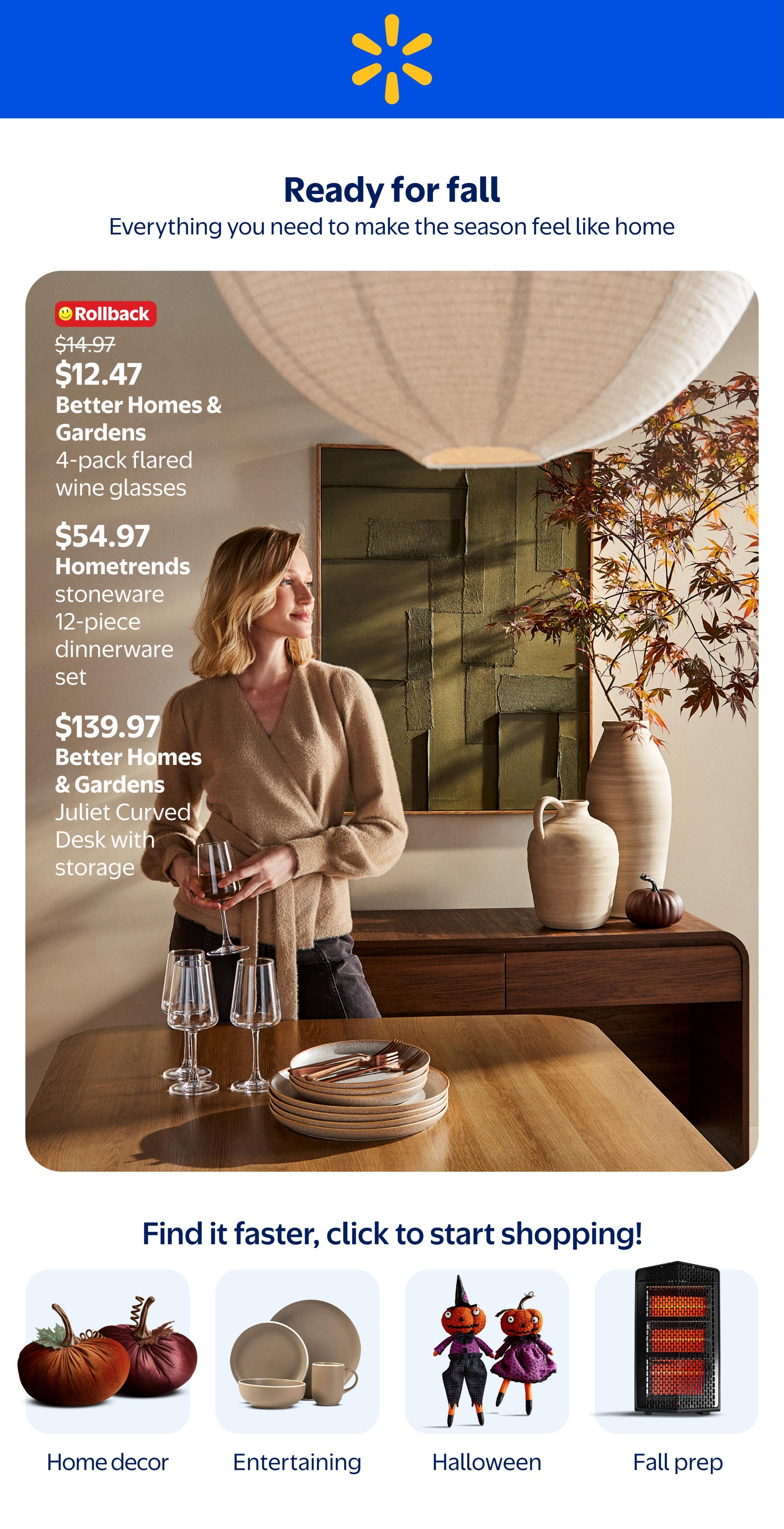 Walmart flyer page 1