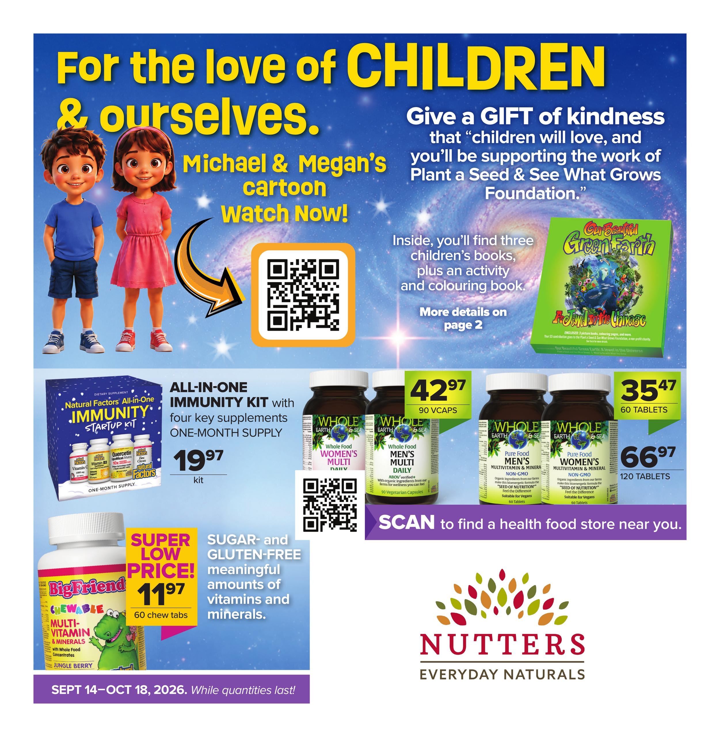 Nutters Everyday Naturals flyer page 1