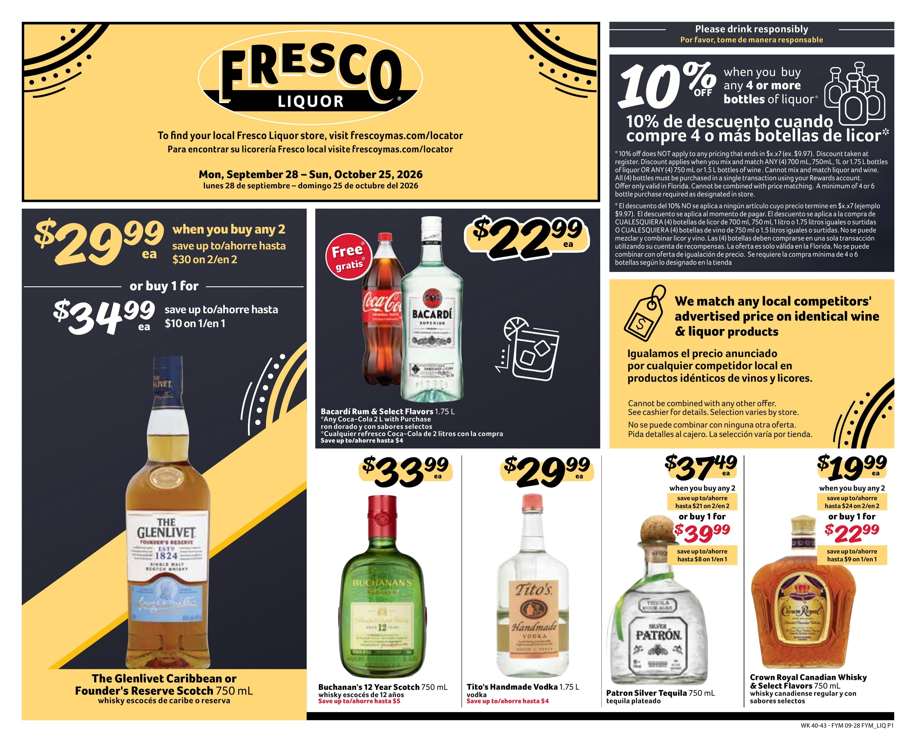 Fresco Y Mas weekly ad page 1