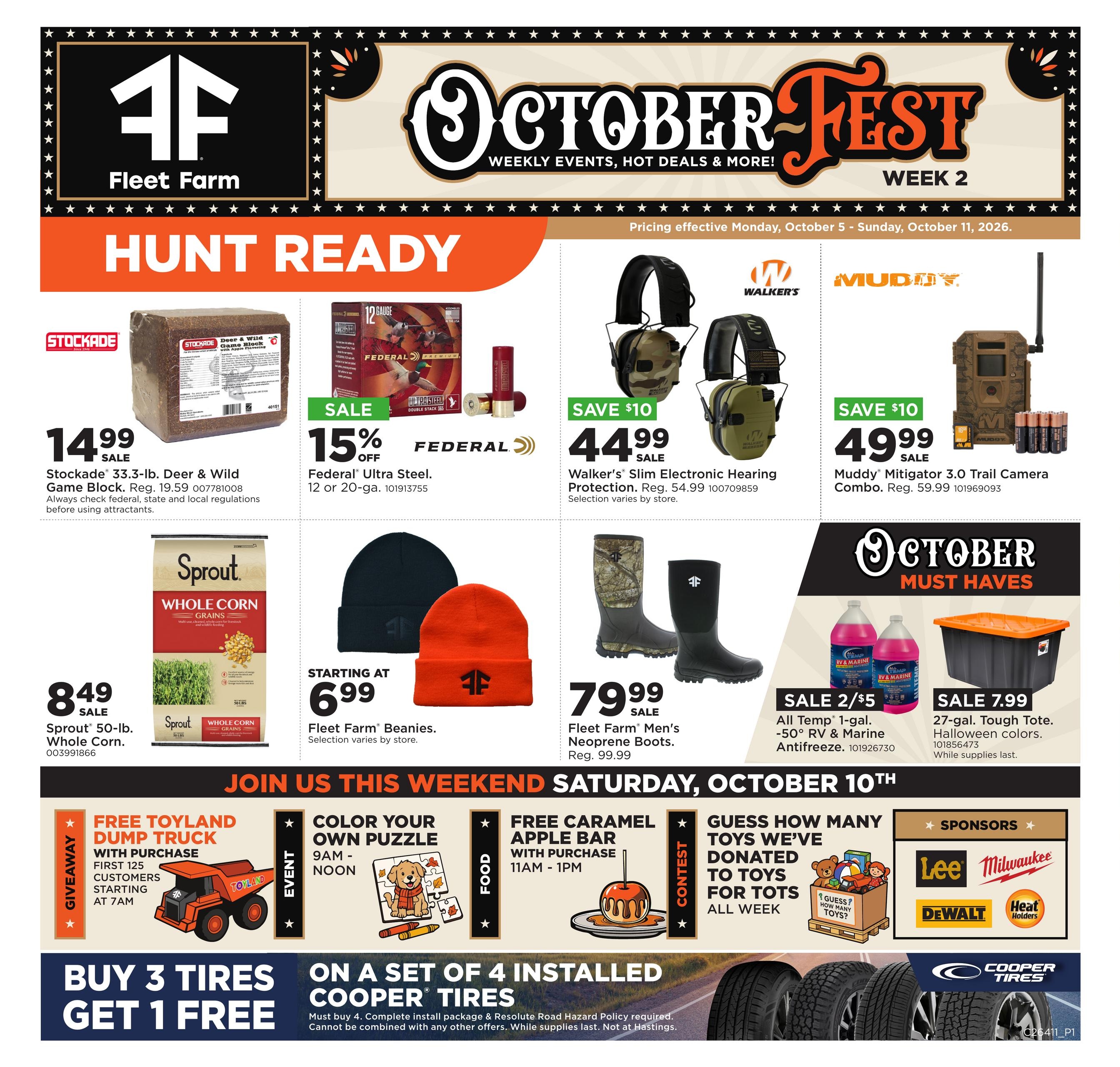 Fleet Farm weekly ad page 1