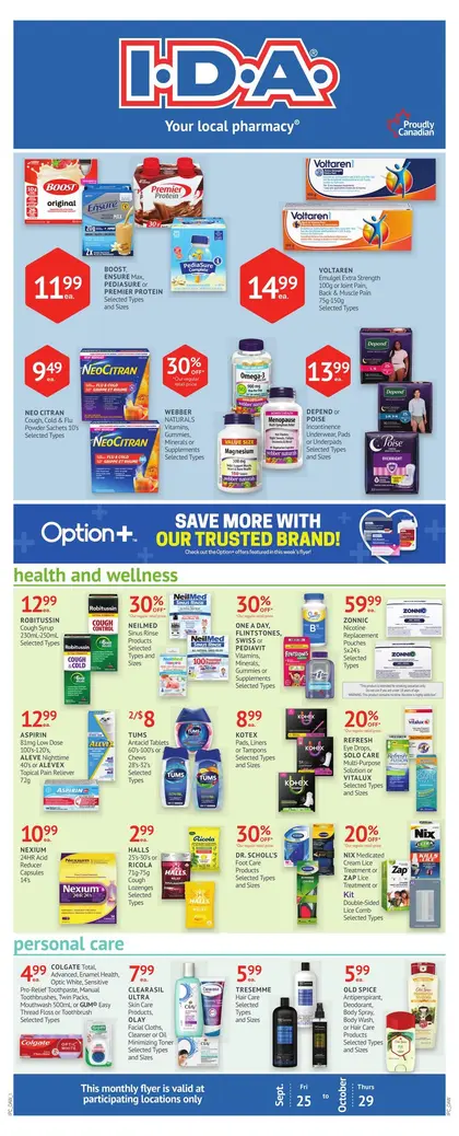 I.D.A. Prescription Centre Flyer 5 km