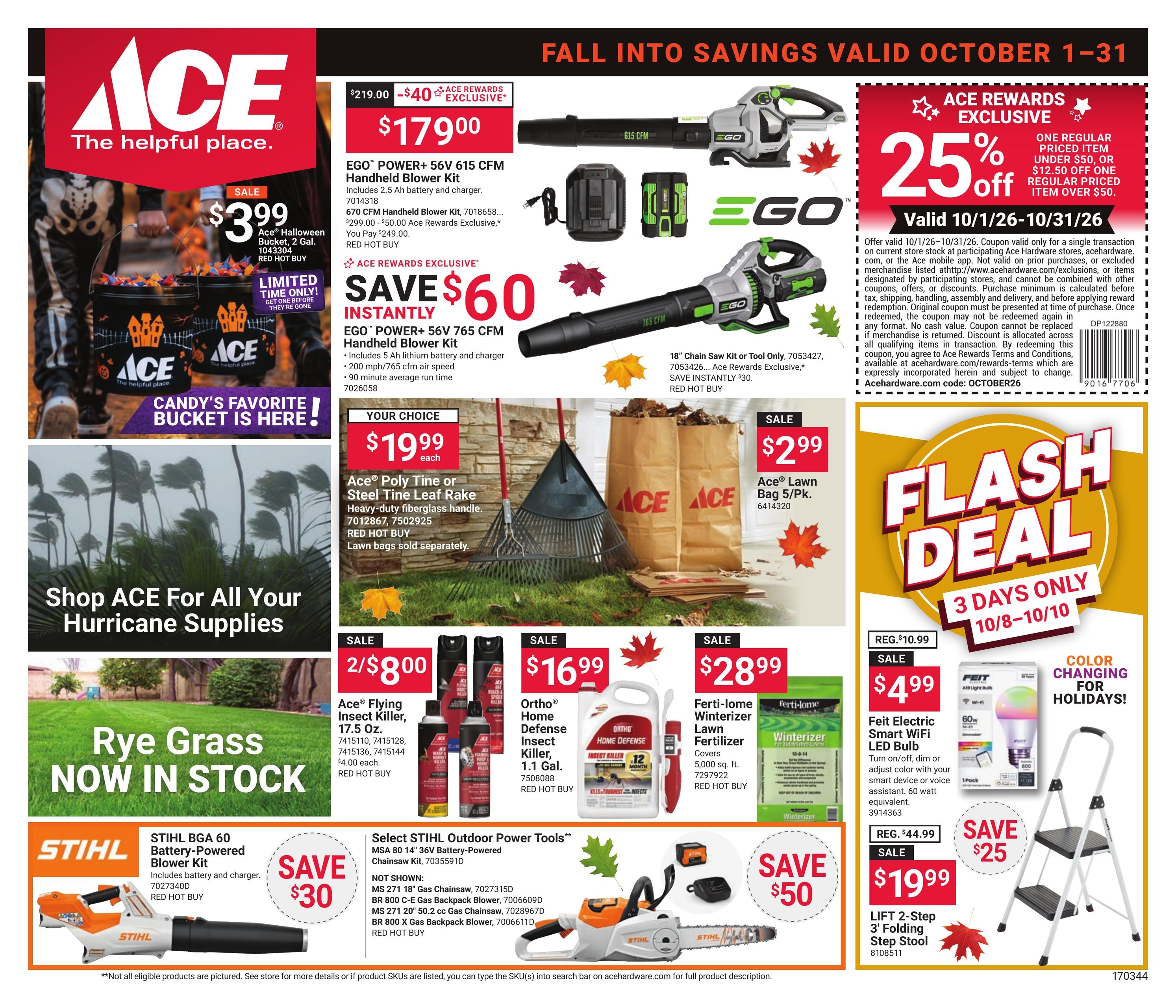 Ace Hardware weekly ad page 1