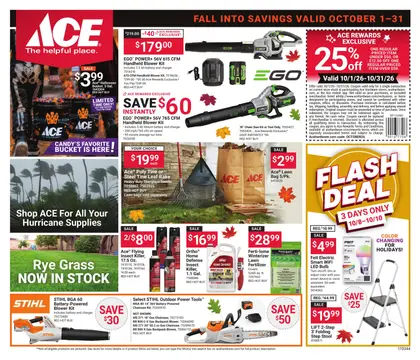 Ace Hardware October Month Long