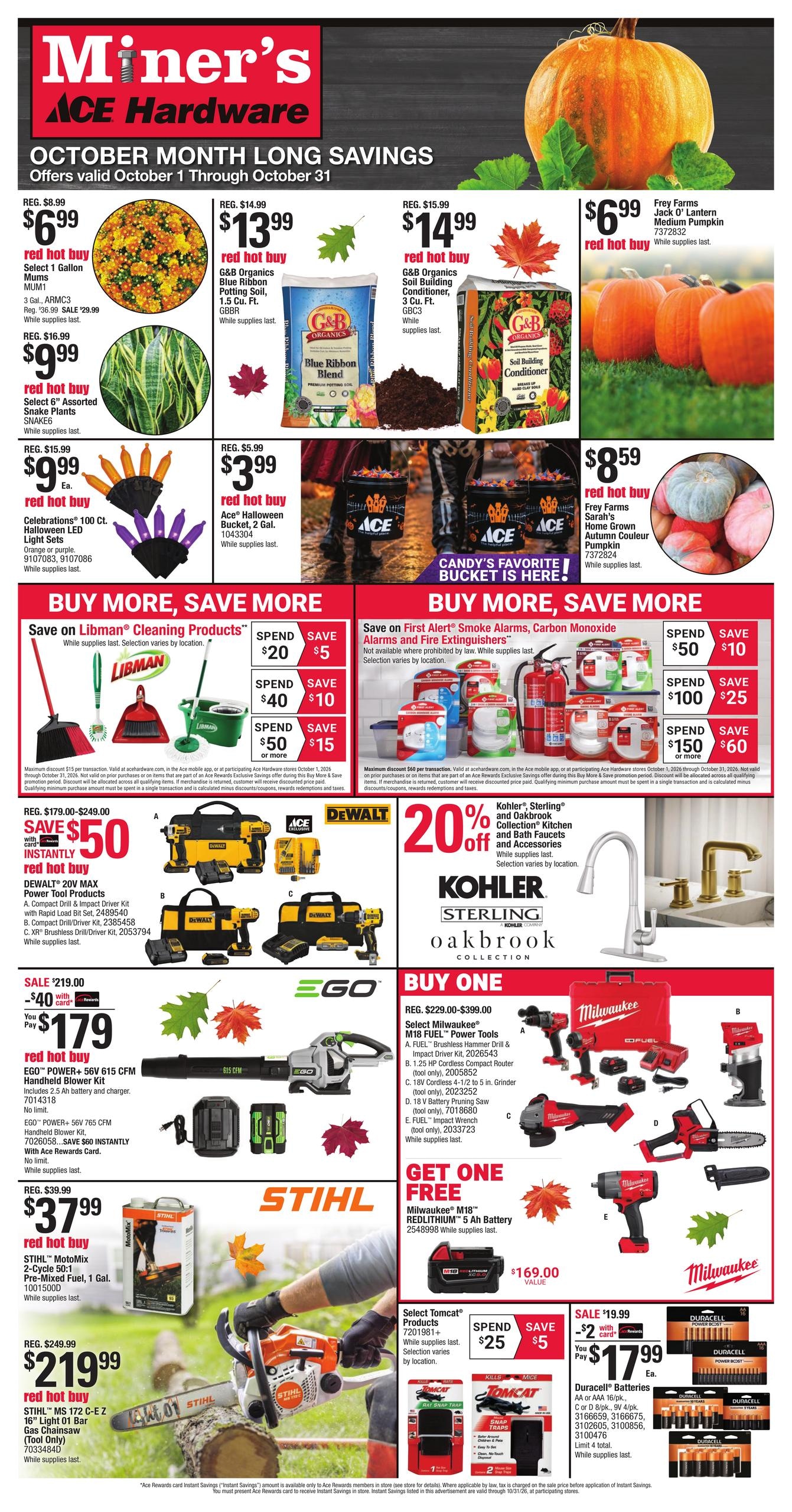 Ace Hardware weekly ad page 1