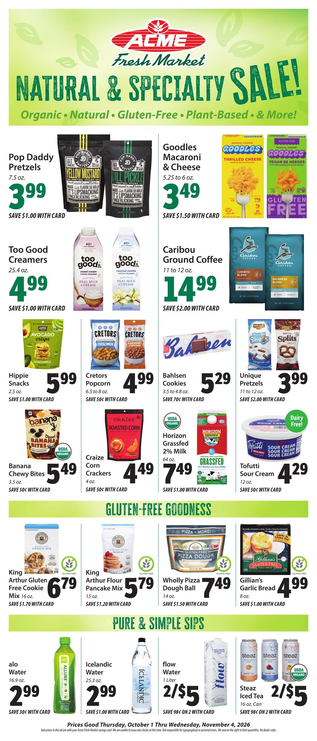 Acme Fresh Market weekly ad page 1