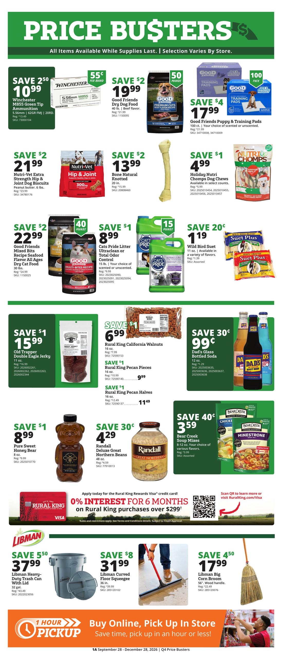 Rural King weekly ad page 1