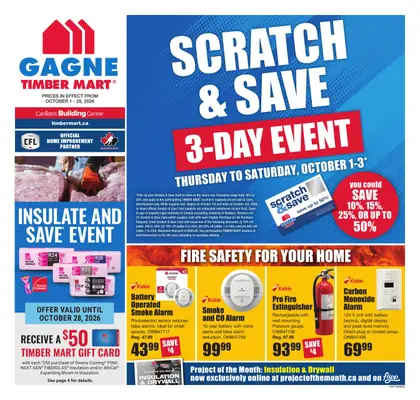 Timber Mart weeklyflyer