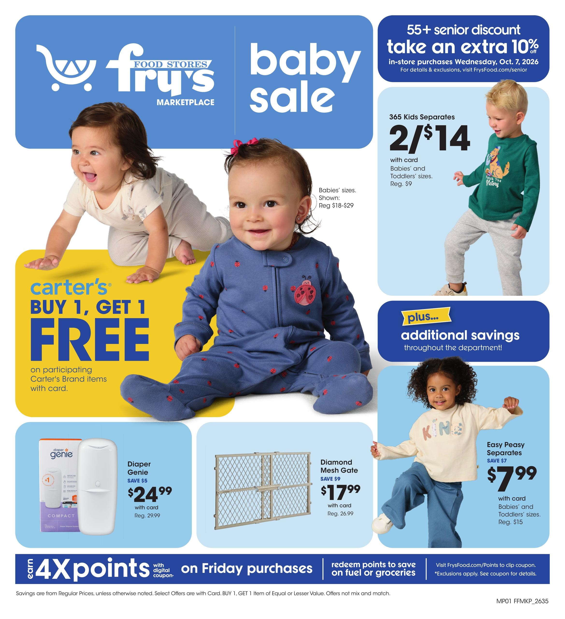 Fry's Food Stores weekly ad page 1