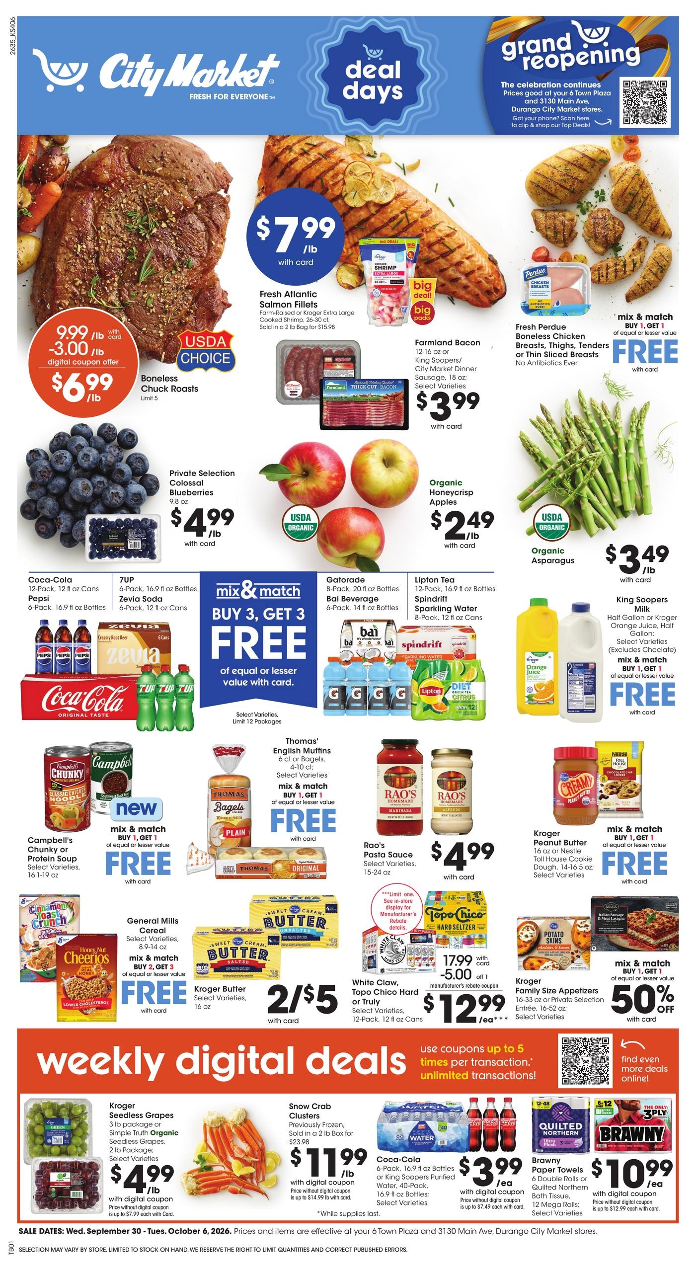 City Market weekly ad page 1