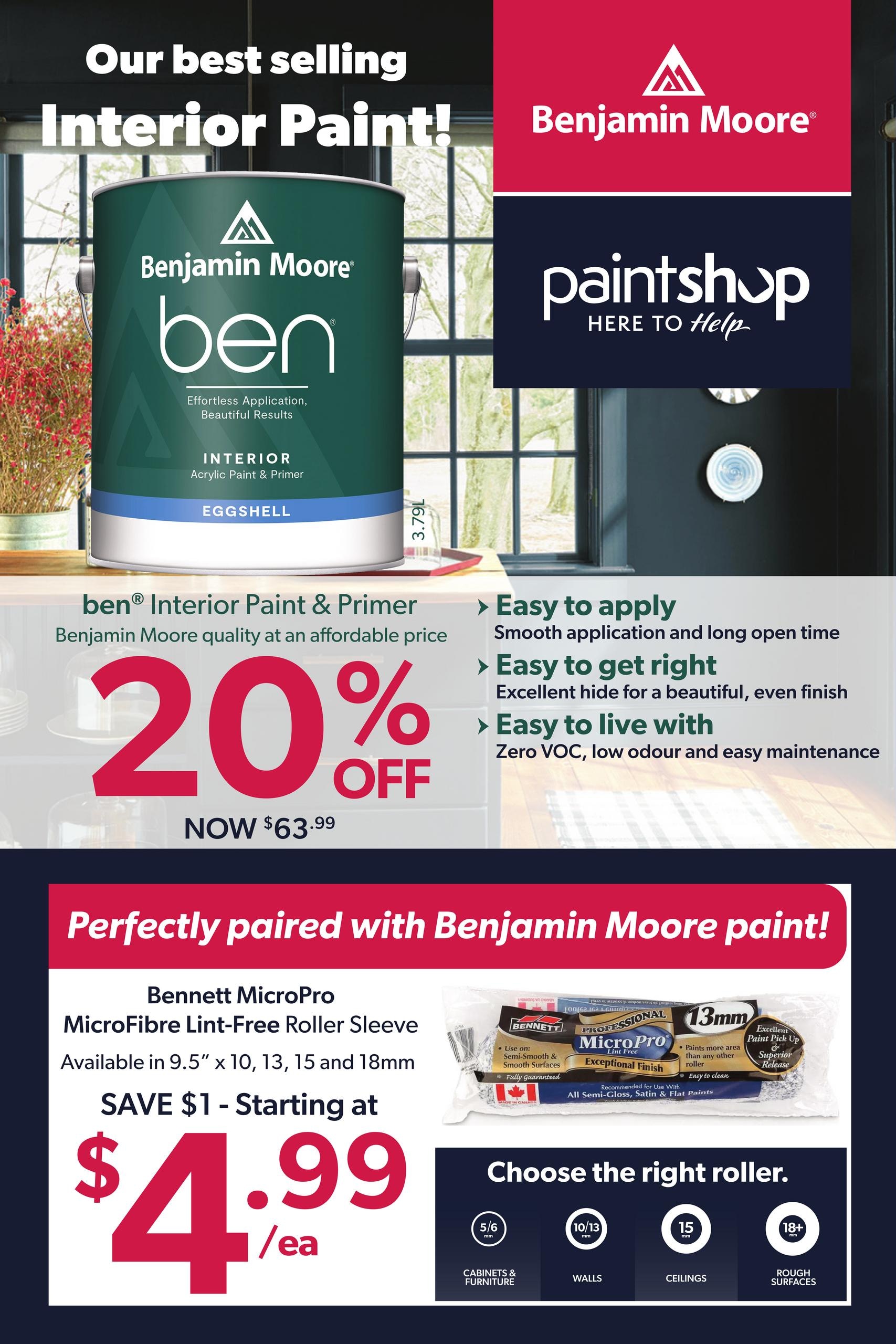 The Paint Shop flyer page 1