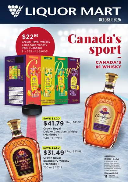 Liquor Mart Monthly Flyer