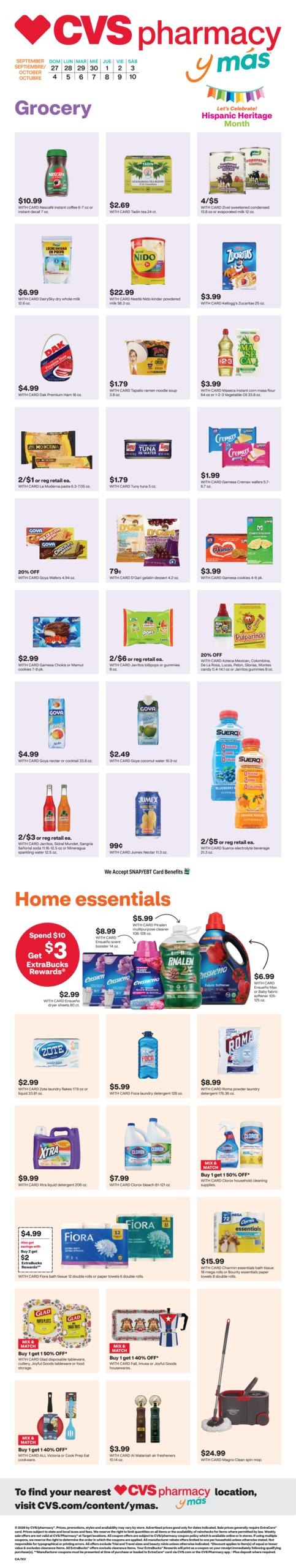 CVS Pharmacy weekly ad page 1