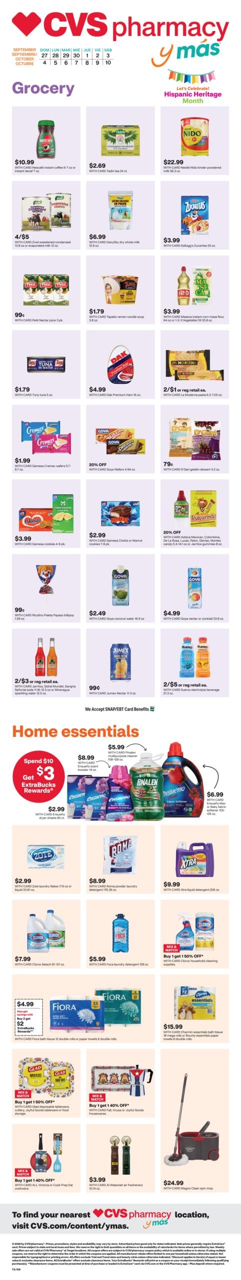 CVS Pharmacy weekly ad page 1