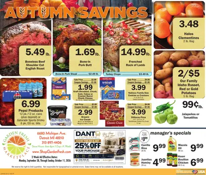 Garden Fresh Marketplace Weekly
