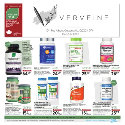 Verveine et Cie flyer