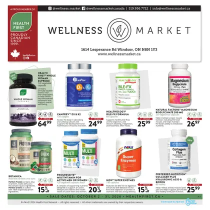 Wellness Market Flyer