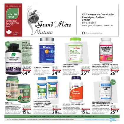 Grand’Mère Nature Flyer