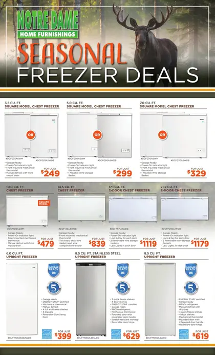 Notre Dame Home Furnishings Flyer