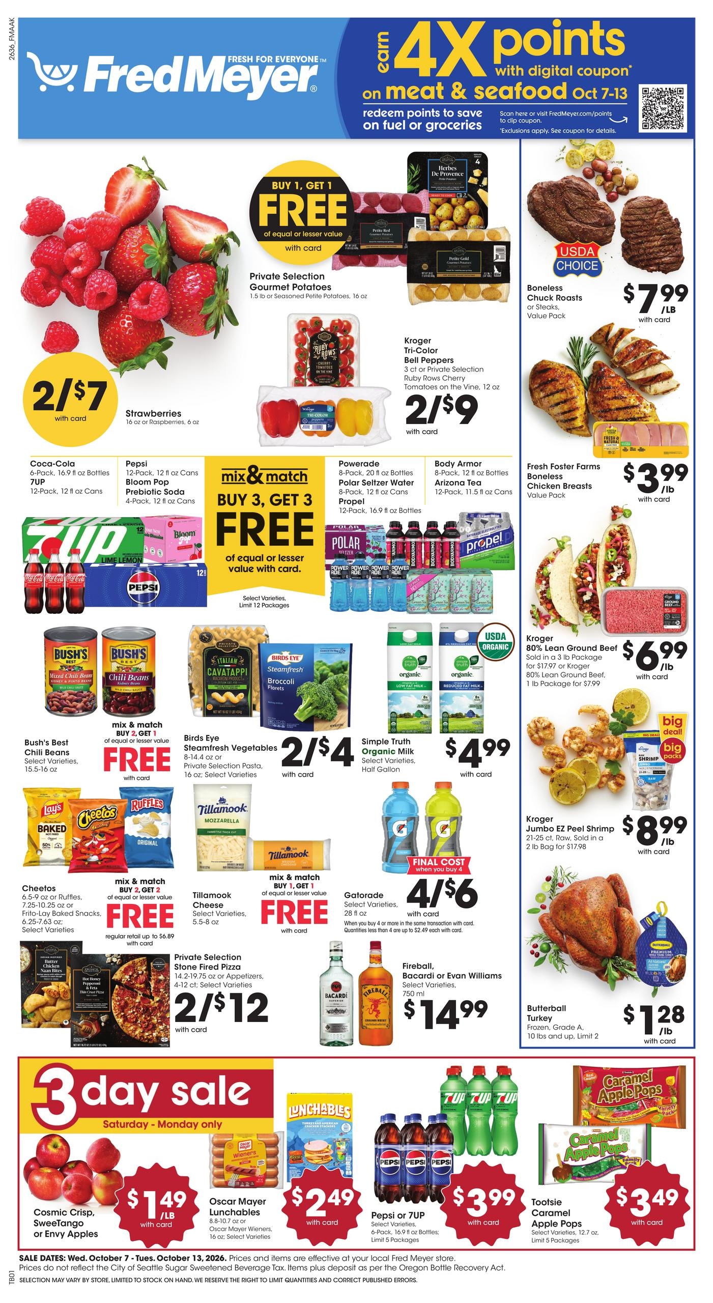 Fred Meyer weekly ad page 1