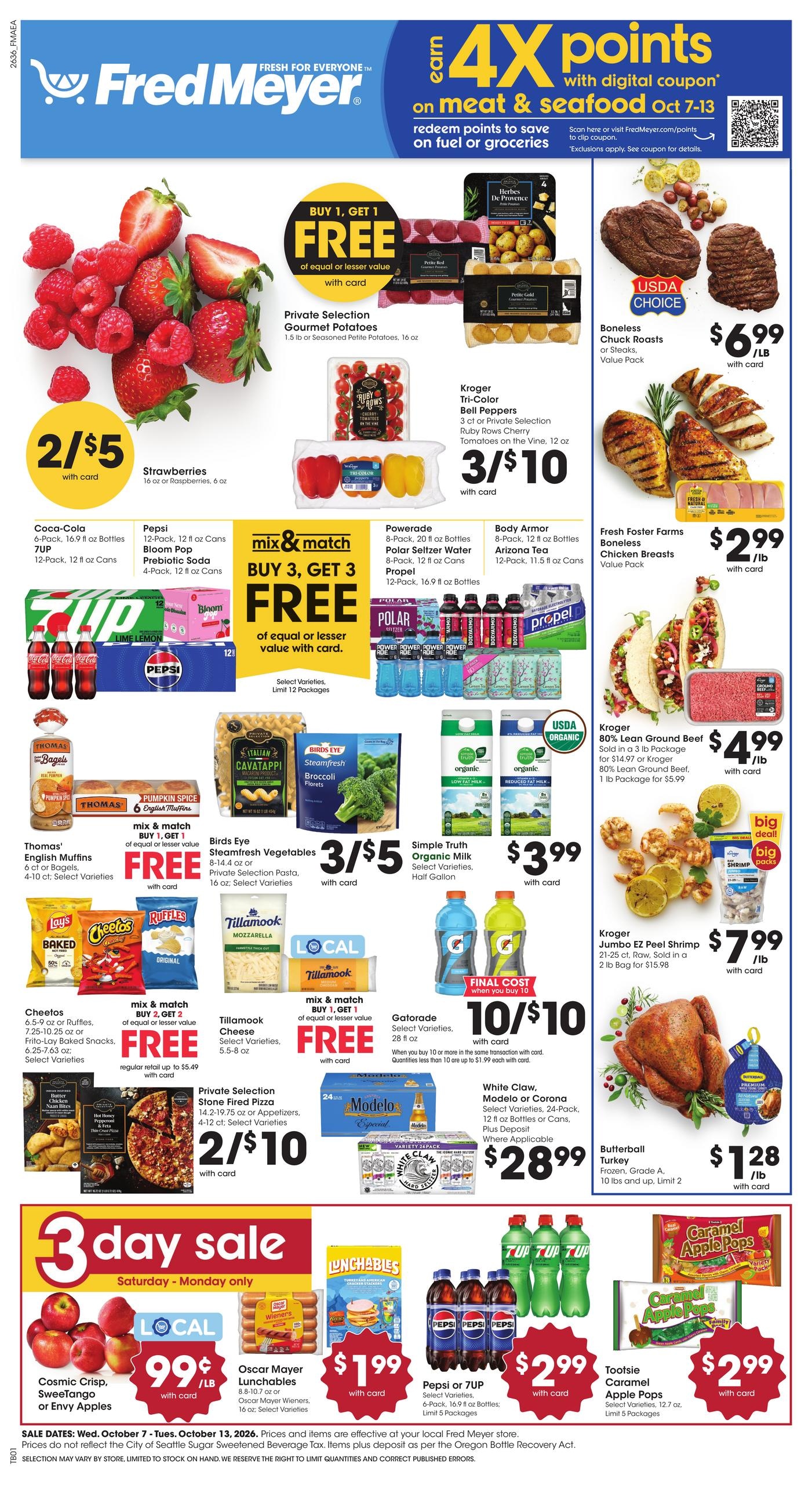 Fred Meyer weekly ad page 1