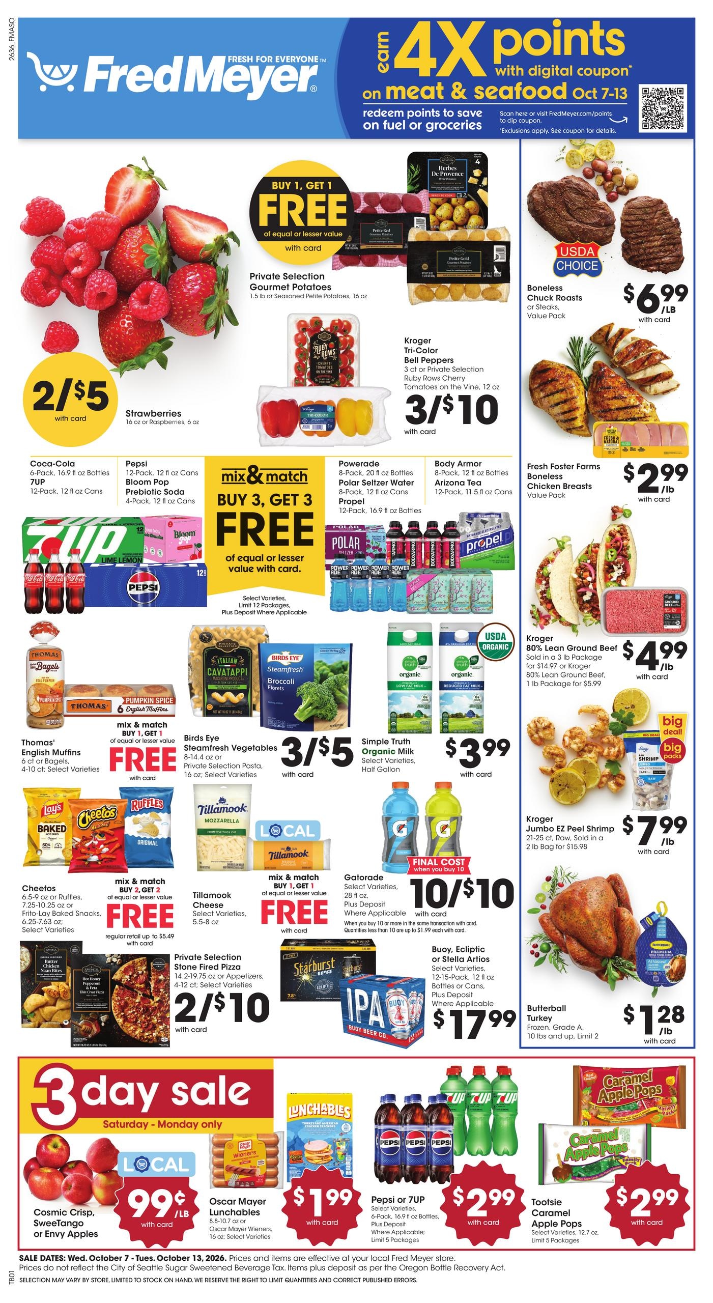 Fred Meyer weekly ad page 1