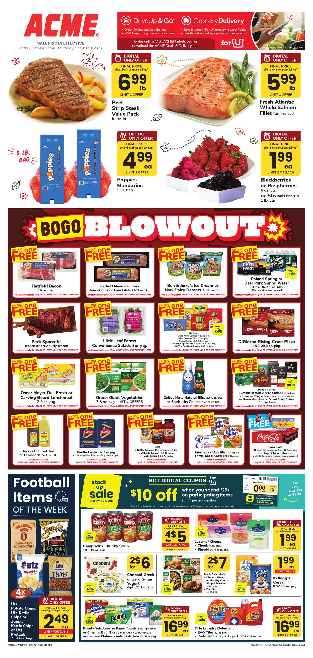 Acme Markets weekly ad page 1