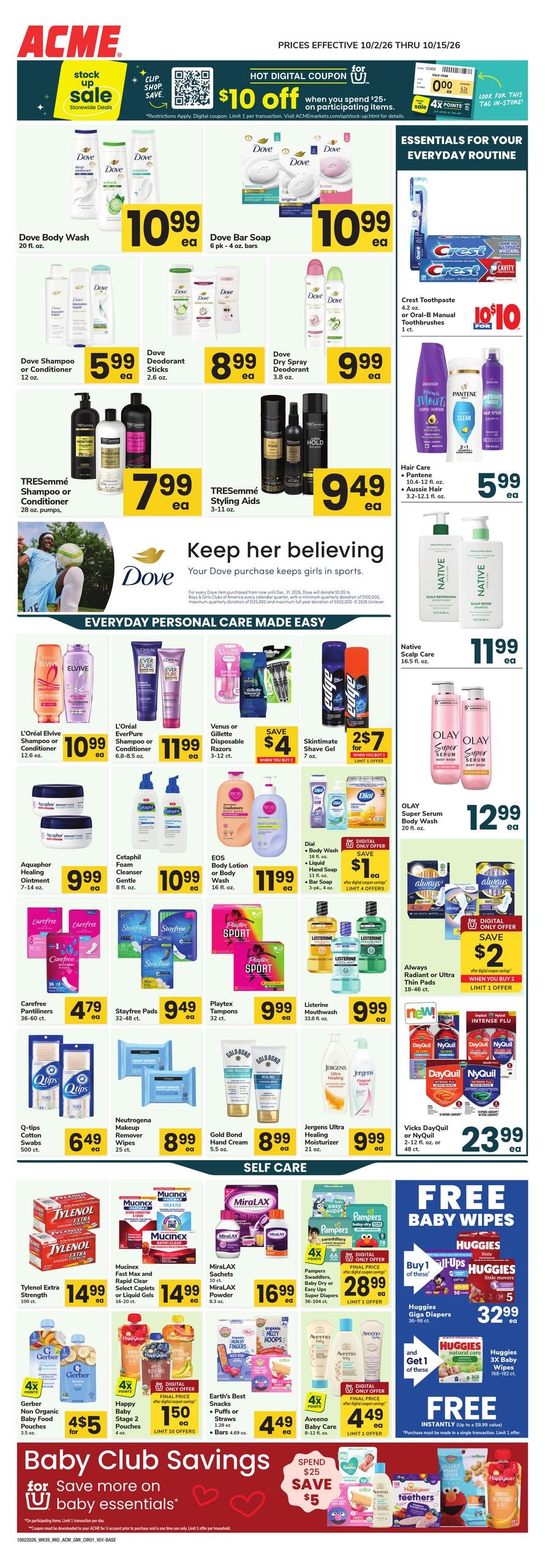 Acme Markets weekly ad page 1