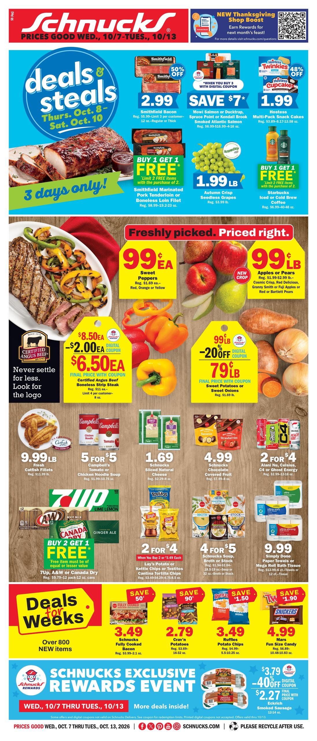 Schnucks weekly ad page 1