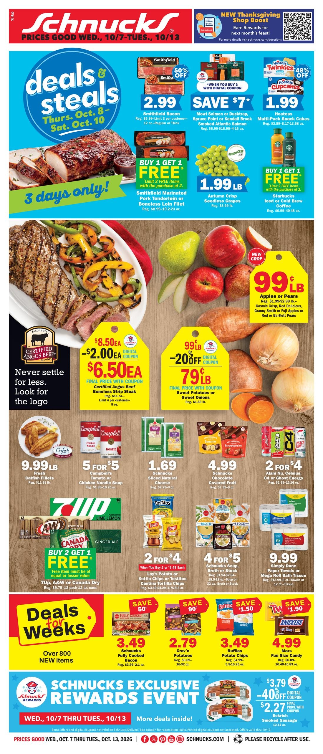 Schnucks weekly ad page 1