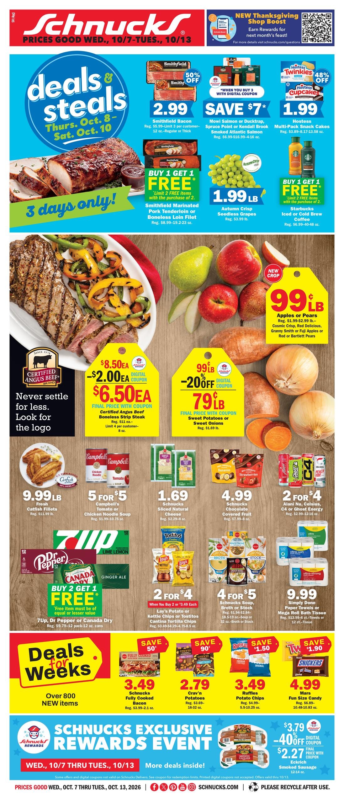 Schnucks weekly ad page 1