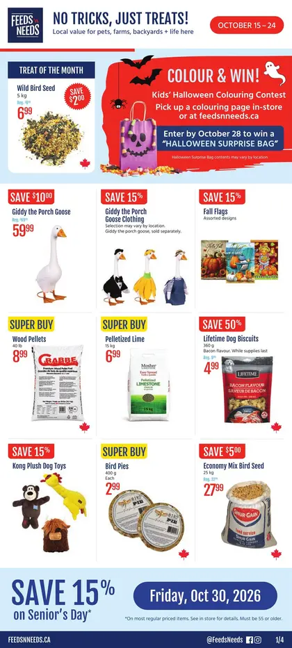 Feeds 'N Needs Flyer