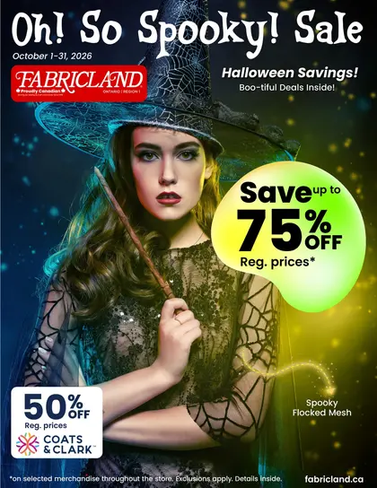 Fabricland Oh! Sew Spooky! Sale