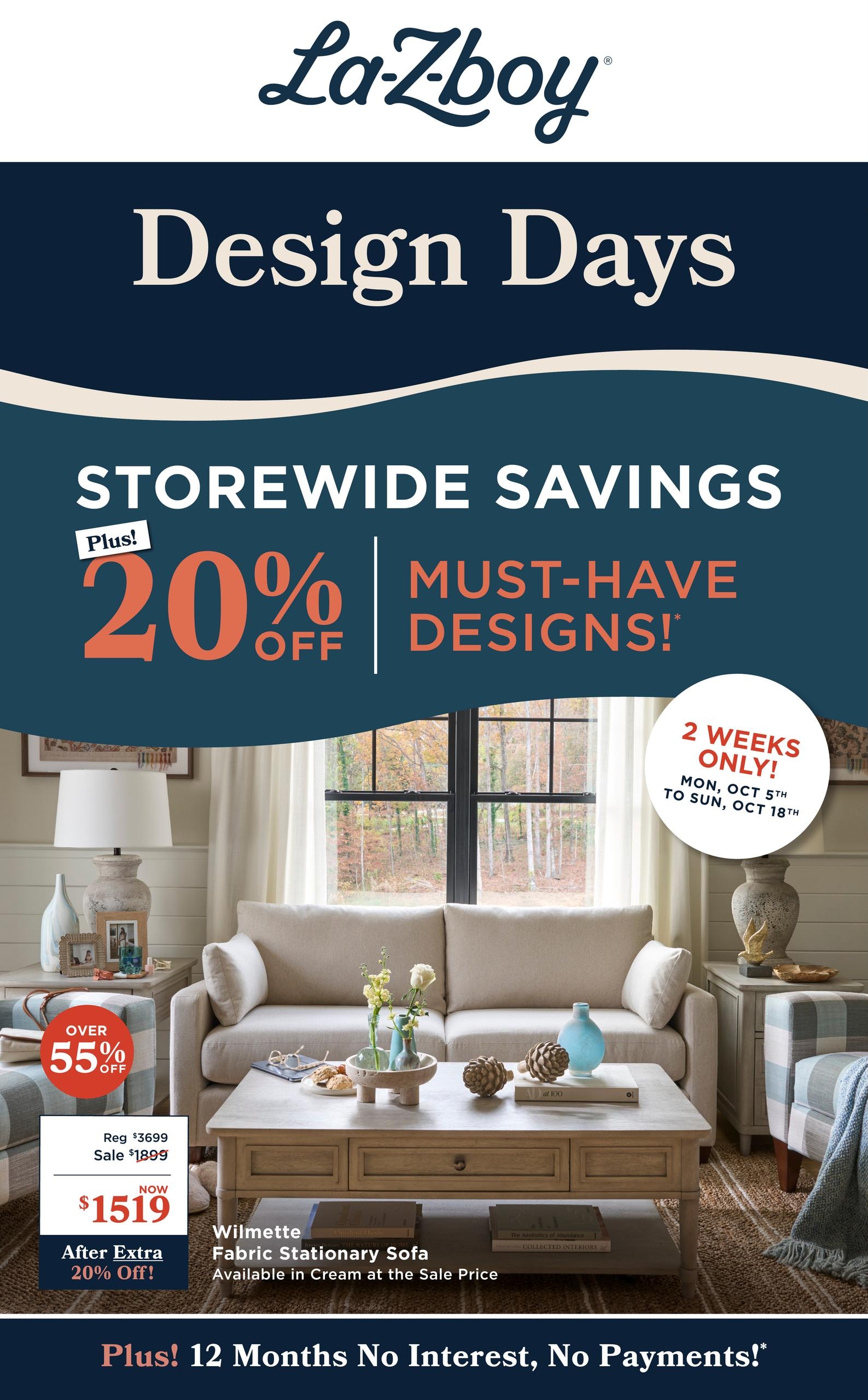 La-Z-Boy Furniture Galleries flyer page 1