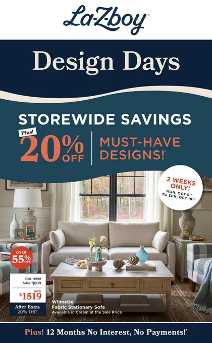 La-Z-Boy Furniture Galleries Flyer