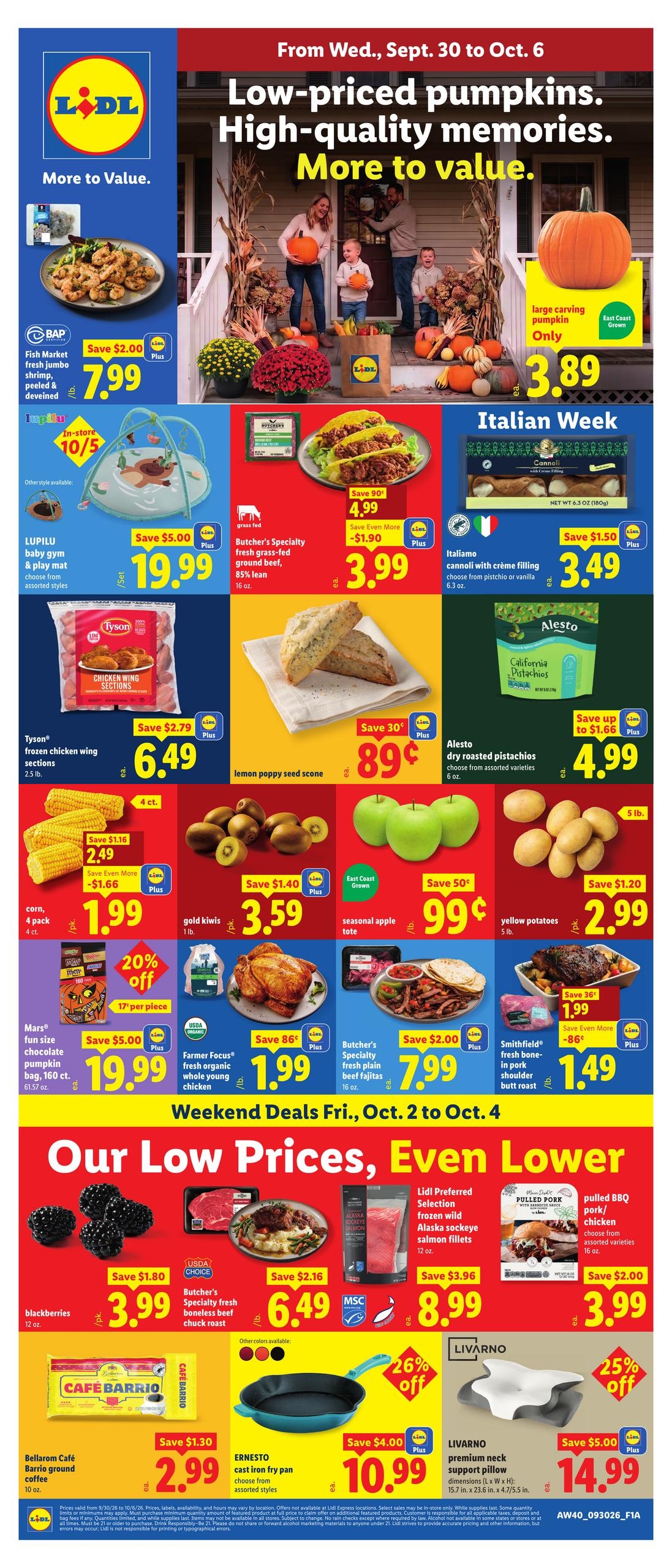 Lidl weekly ad page 1