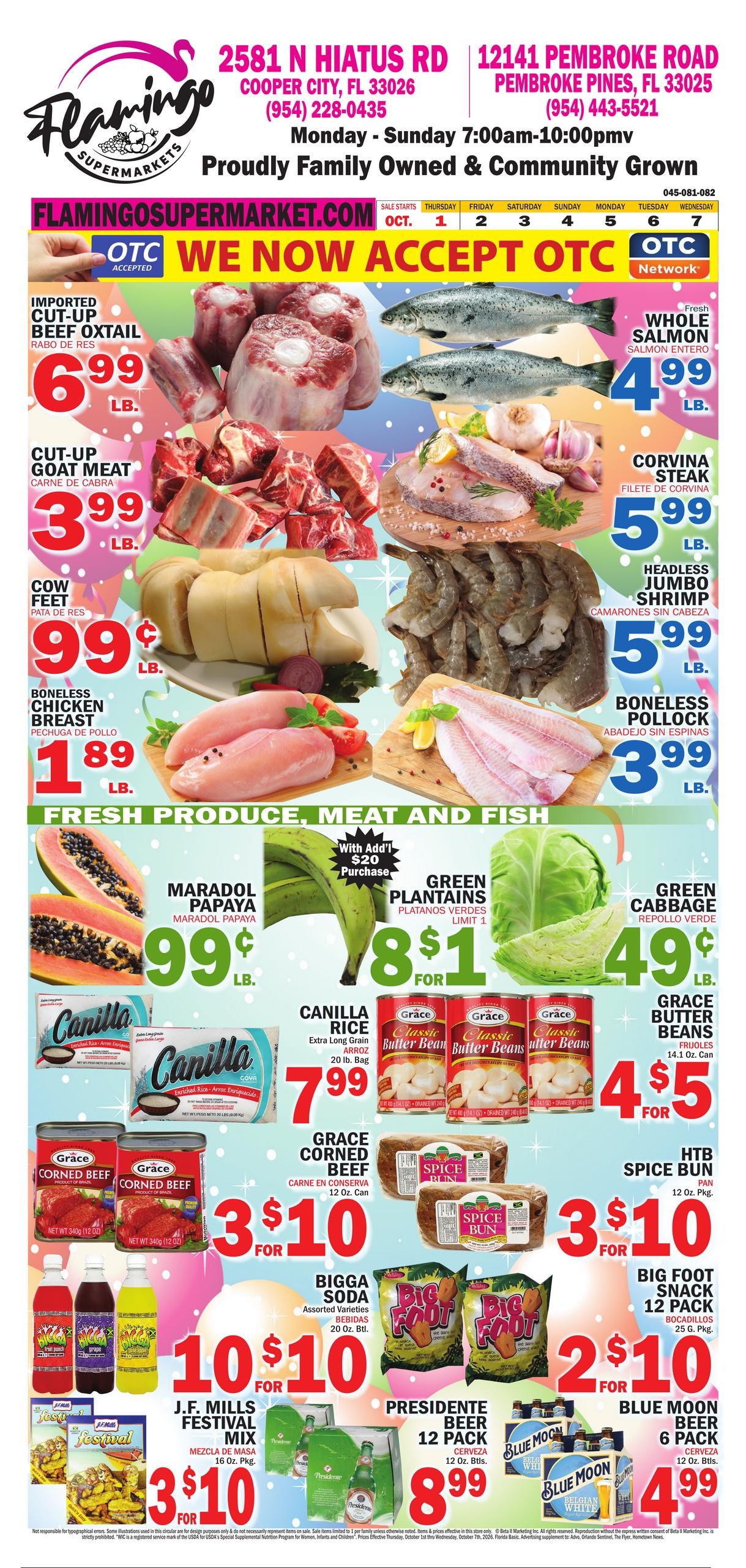 Bravo Supermarket weekly ad page 1