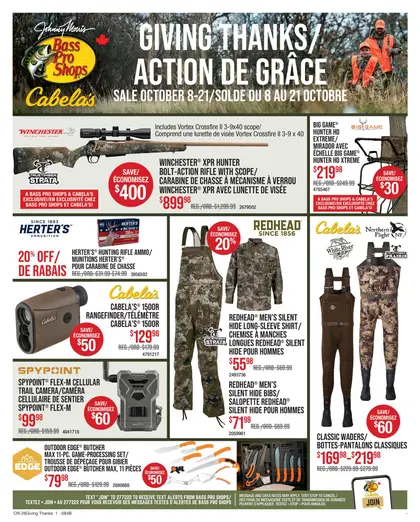 Cabela's & Bass Pro Giving Thanks