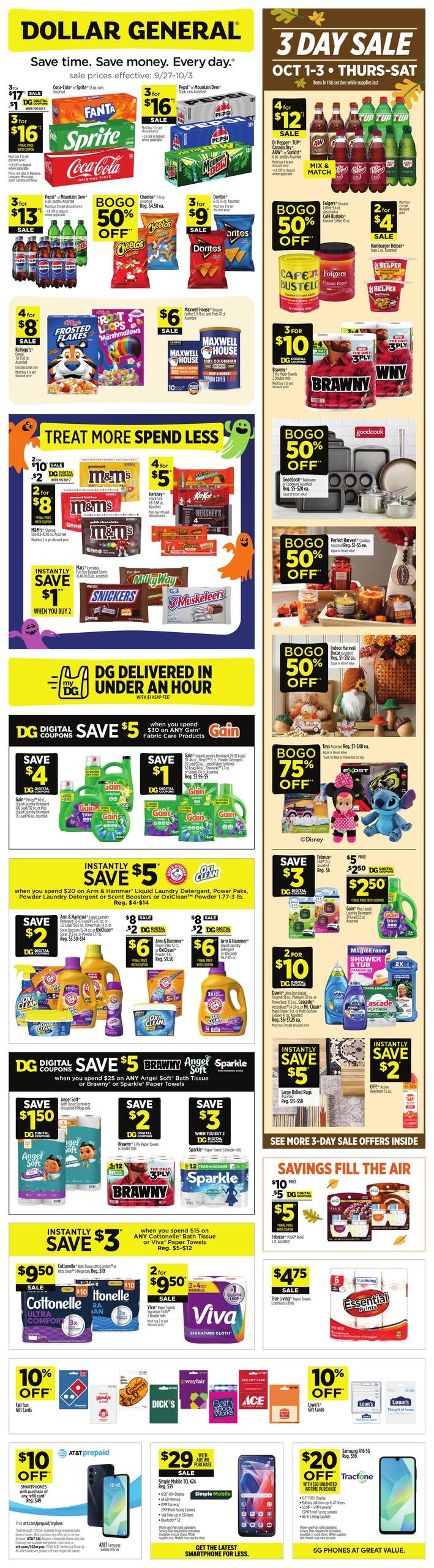 Dollar General weekly ad page 1