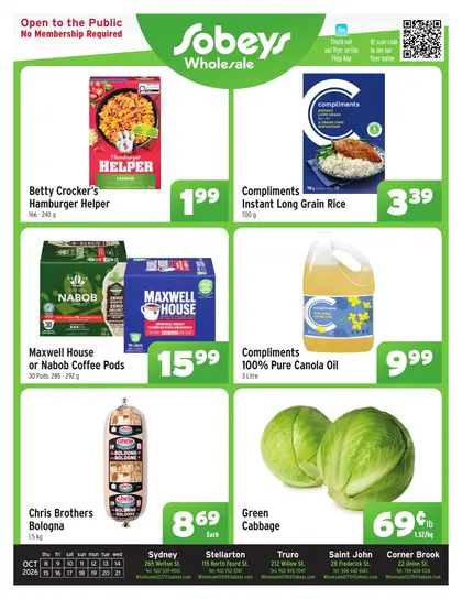 Sobeys Wholesale Sobeys Wholesale 10/08 - 10/21