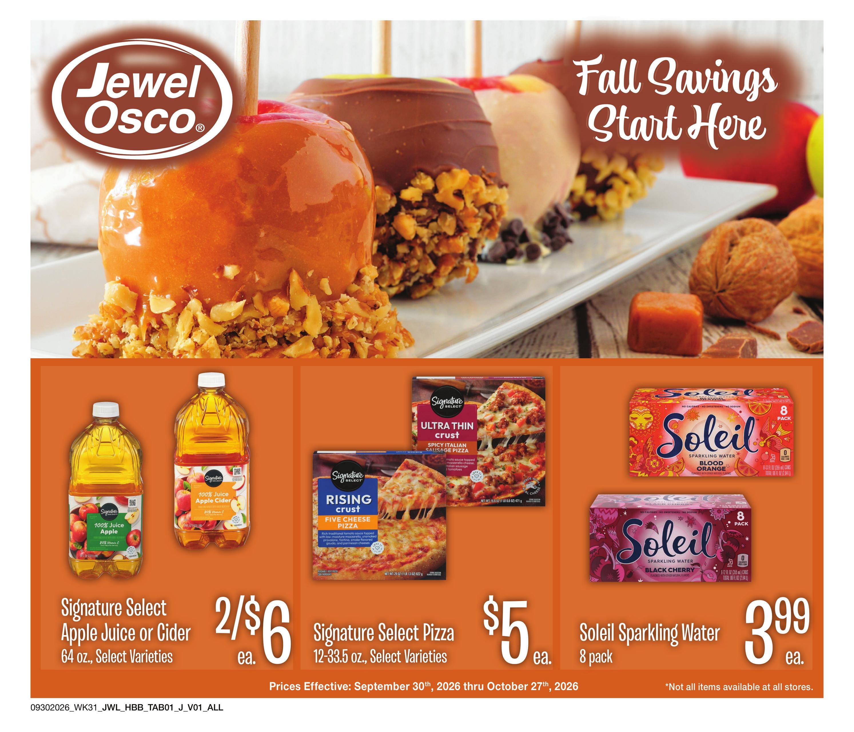 Jewel-Osco weekly ad page 1