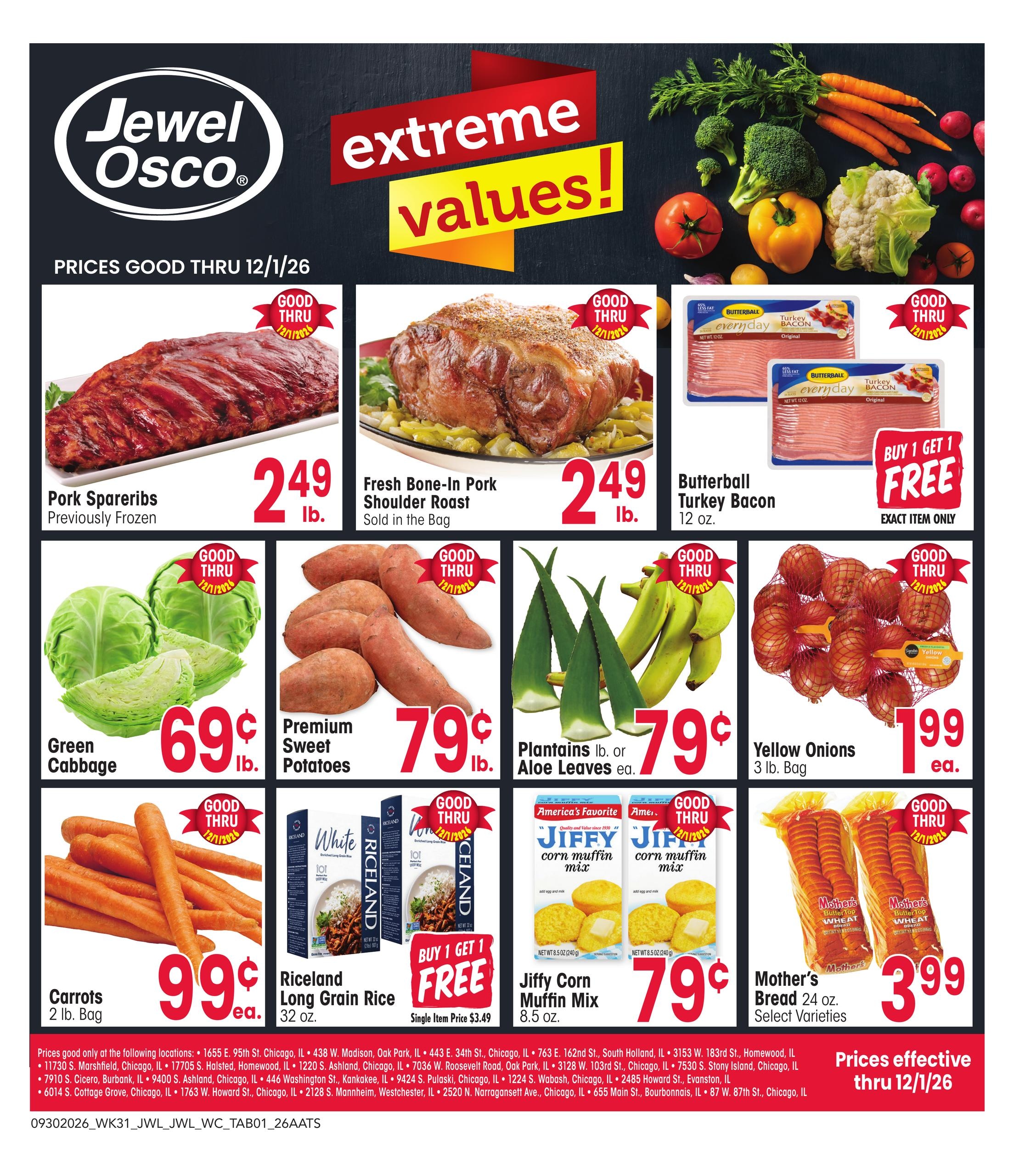 Jewel-Osco weekly ad page 1