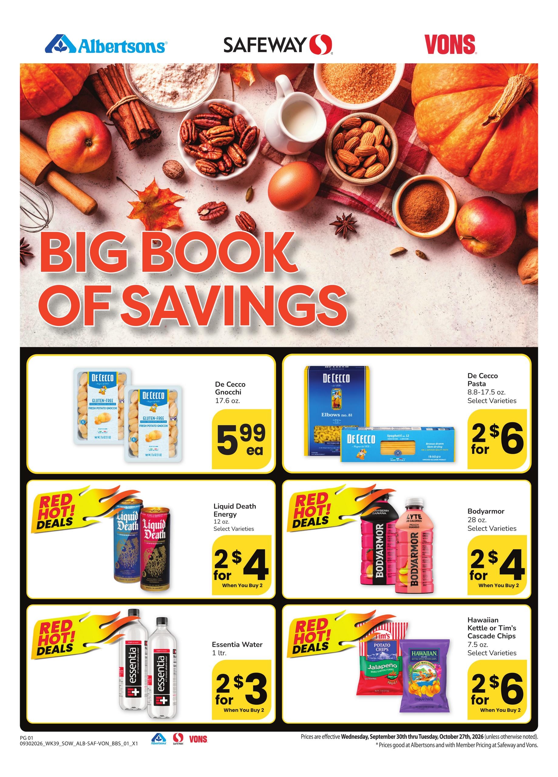 Safeway weekly ad page 1
