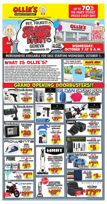 Ollie's Bargain Outlet Geneva, NY Grand Opening