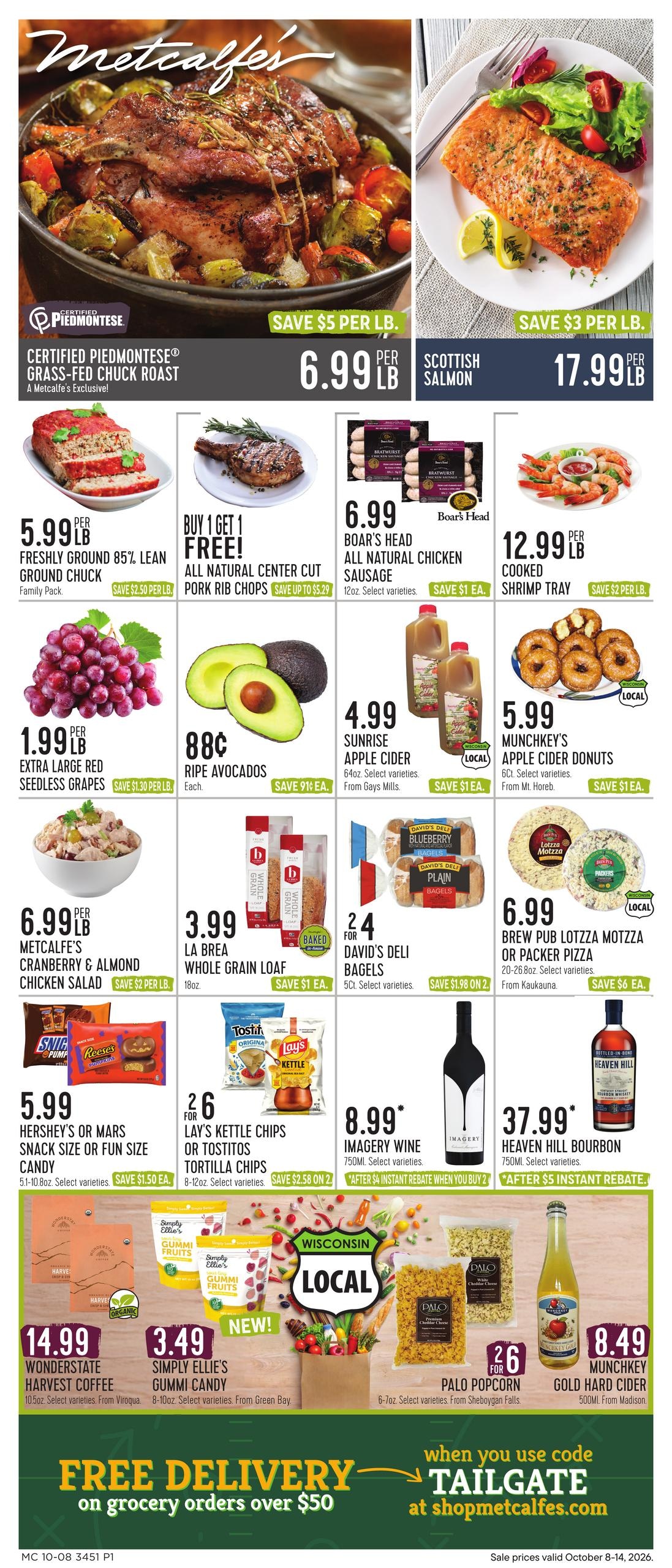 Metcalfe's weekly ad page 1