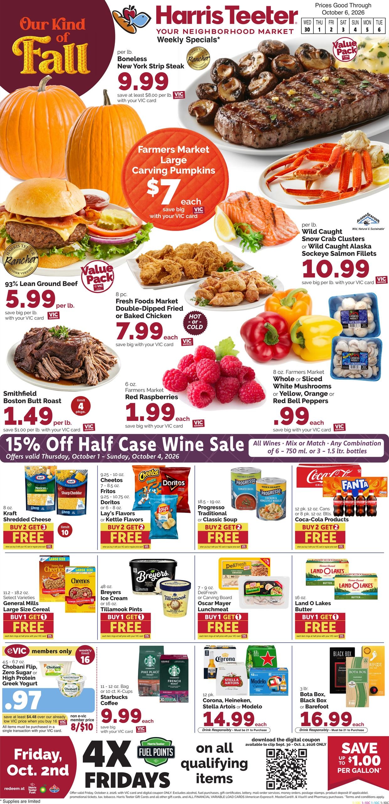 Harris Teeter weekly ad page 1