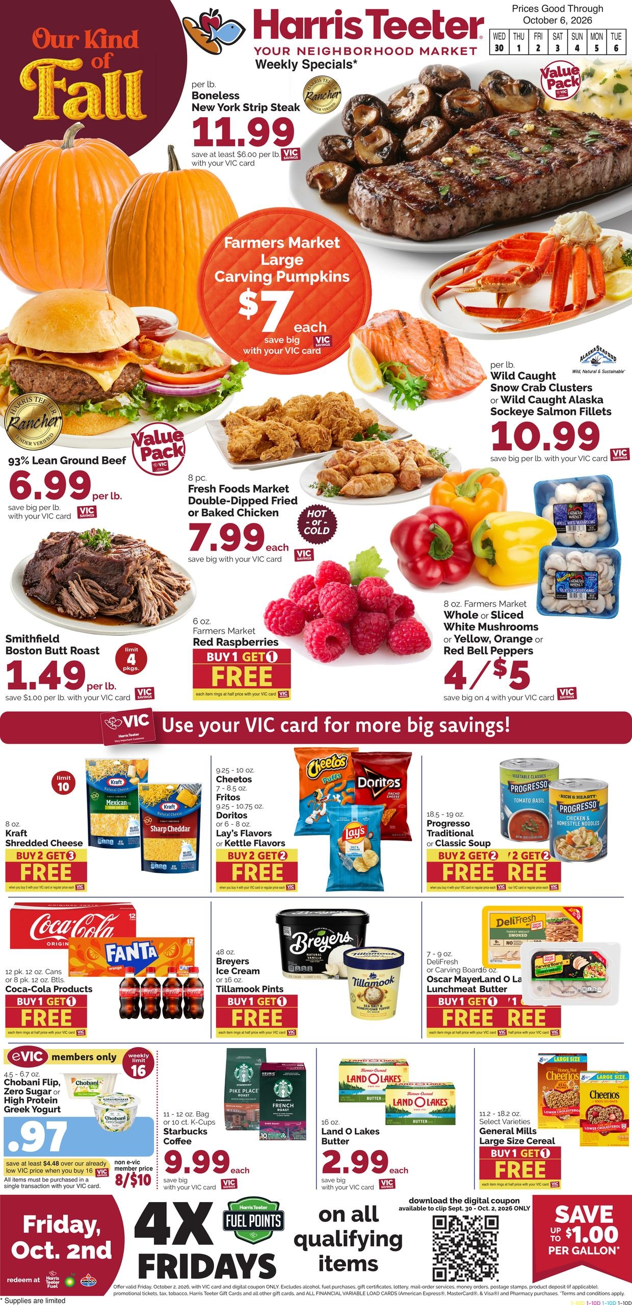 Harris Teeter weekly ad page 1