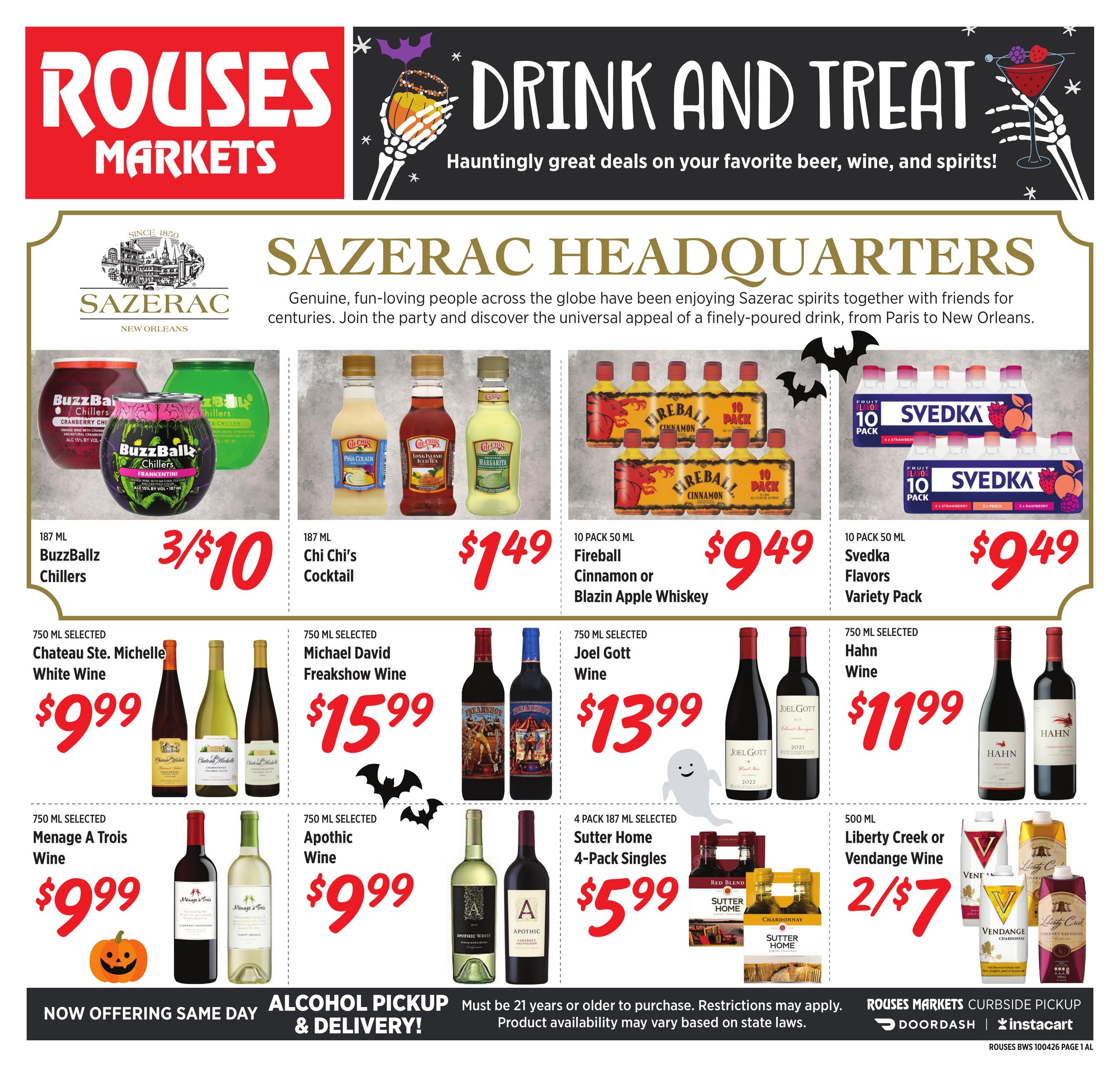 Rouses Supermarkets weekly ad page 1