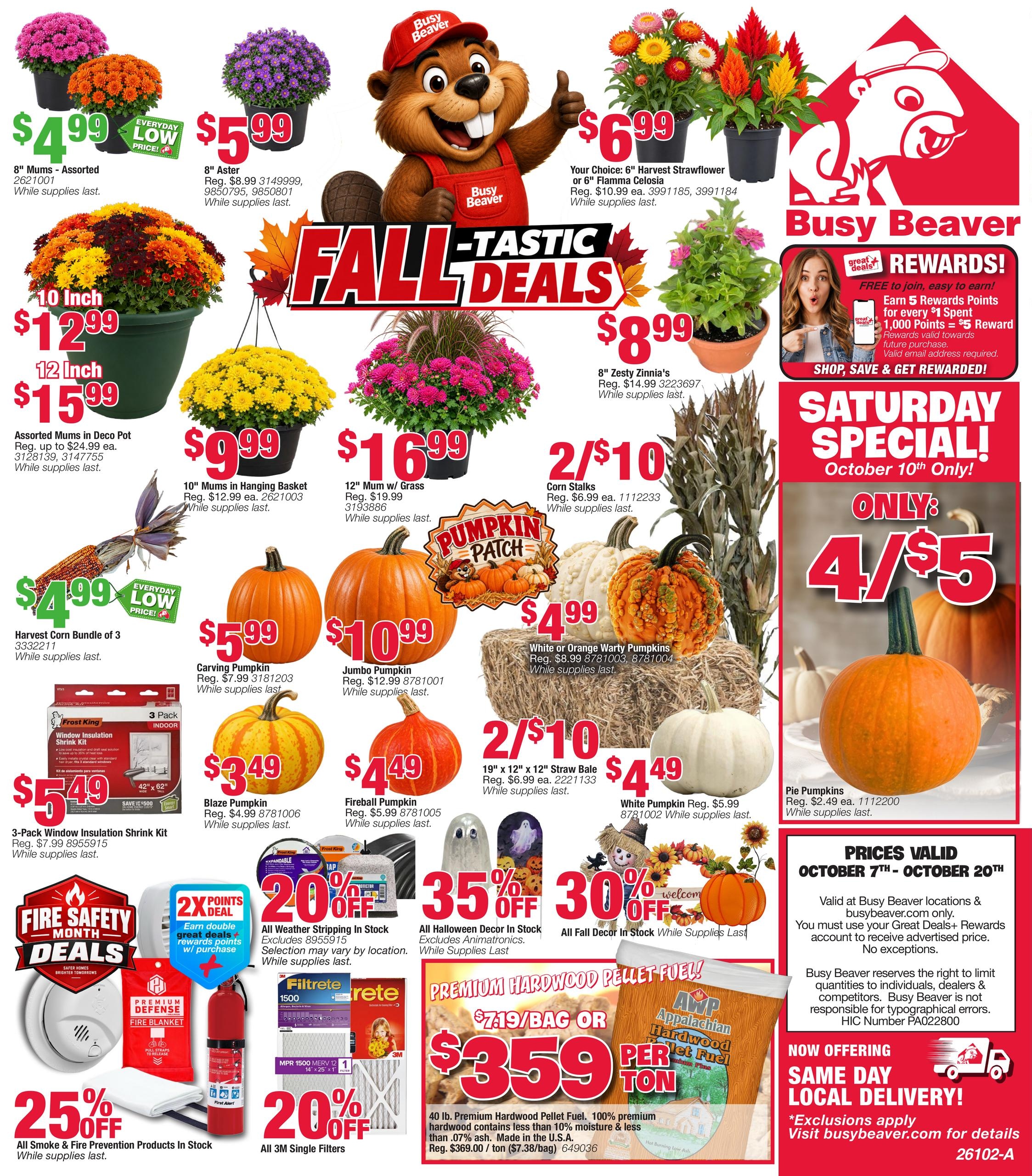 Busy Beaver weekly ad page 1